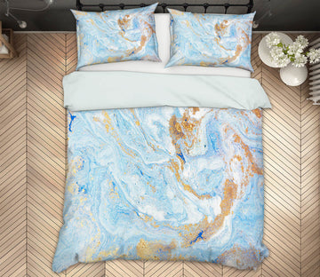 3D Light Blue Texture 59109 Bed Pillowcases Quilt