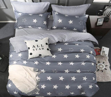 3D Star 7061 Bed Pillowcases Quilt