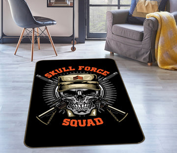 3D Skull 30110 Non Slip Rug Mat