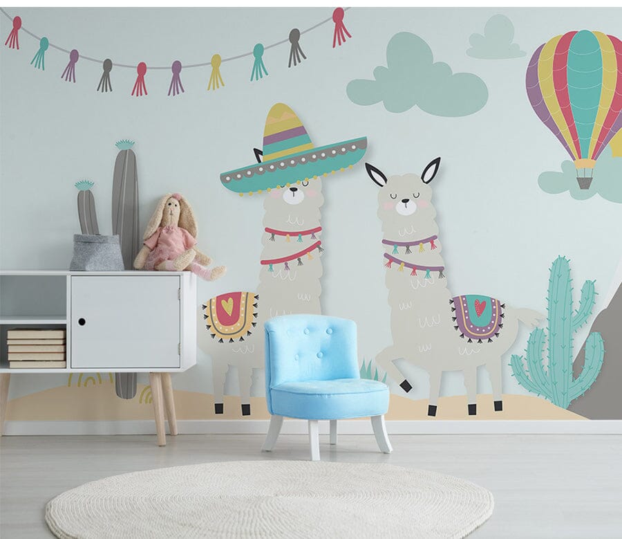 3D Sheep Balloon WC004 Wall Murals Wallpaper AJ Wallpaper 2 