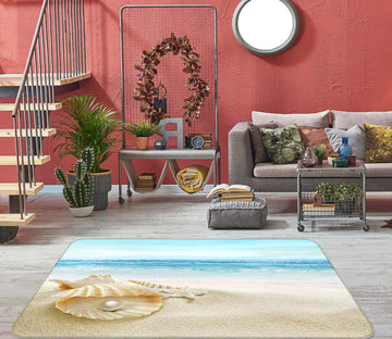 3D Seaside Pearl Shell 76226 Non Slip Rug Mat