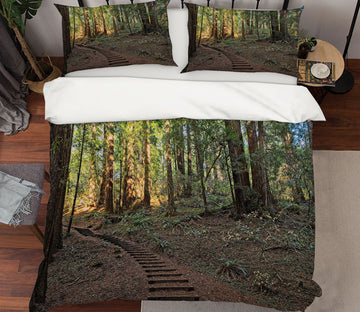 3D Forest Walkway 62014 Kathy Barefield Bedding Bed Pillowcases Quilt