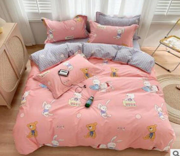 3D Rabbit 40168 Bed Pillowcases Quilt
