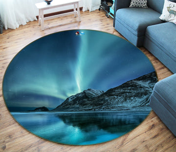 3D Aurora 69175 Round Non Slip Rug Mat