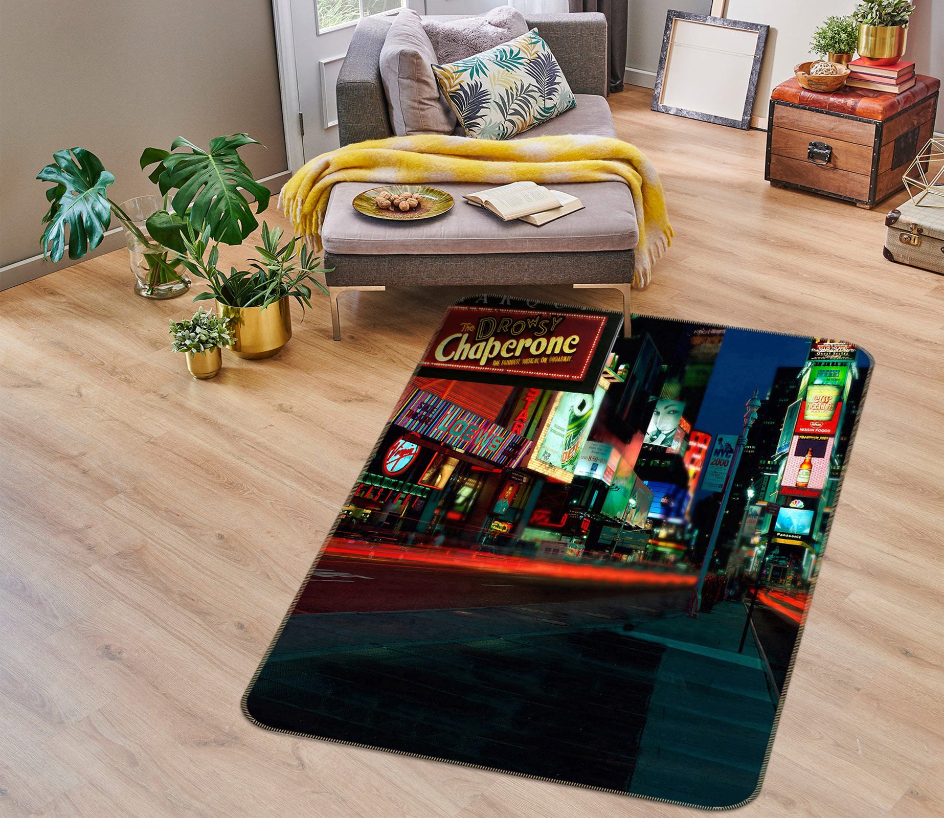 3D Street Shop 76069 Non Slip Rug Mat