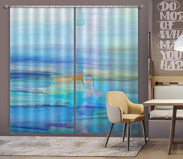 3D Blue Sea 045 Michael Tienhaara Curtain Curtains Drapes Curtains AJ Creativity Home 