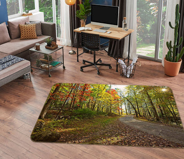 3D Forest Path 84069 Kathy Barefield Rug Non Slip Rug Mat