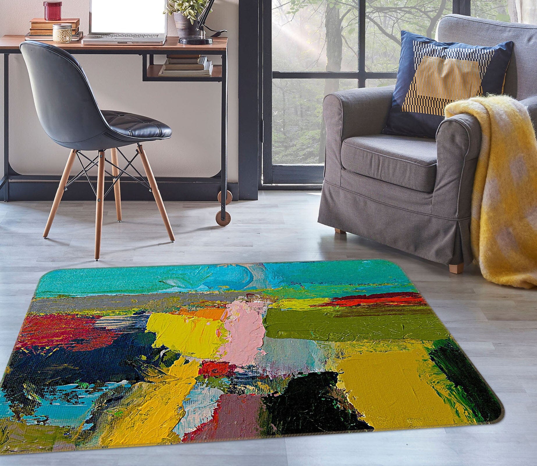 3D Color Painting 1060 Allan P. Friedlander Rug Non Slip Rug Mat Mat AJ Creativity Home 