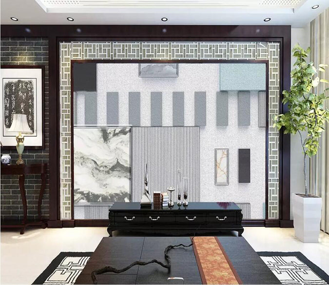 3D Rectangular Patchwork 1670 Wall Murals Wallpaper AJ Wallpaper 2 