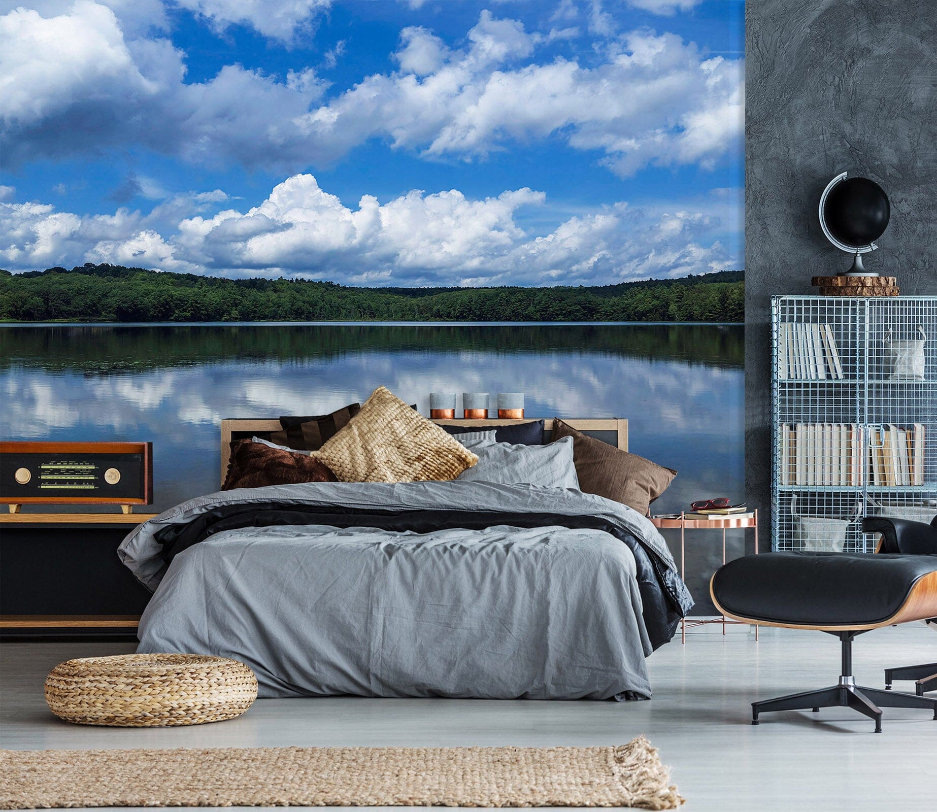 3D Cloud Lake 104 Jerry LoFaro Wall Mural Wall Murals Wallpaper AJ Wallpaper 2 