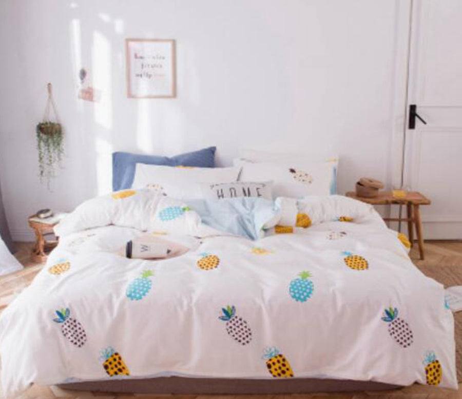3D Pineapple 15167 Bed Pillowcases Quilt