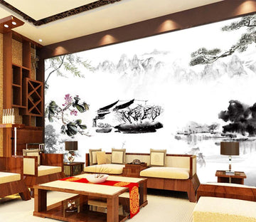 3D Graffiti House WC393 Wall Murals