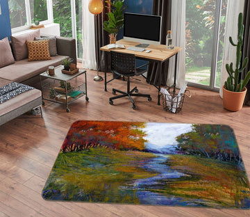 3D Tranquil River 1045 Michael Tienhaara Rug Non Slip Rug Mat Mat AJ Creativity Home 