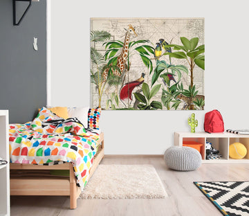 3D Palm Tree Map 046 Andrea haase Wall Sticker Wallpaper AJ Wallpaper 2 