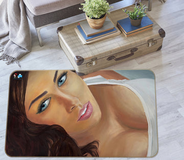 3D Beauty Woman Painting 9702 Marina Zotova Rug Non Slip Rug Mat