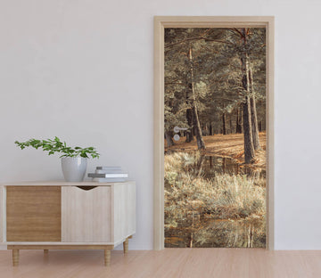 3D Hillside Tree 5138 Assaf Frank Door Mural