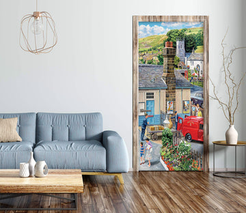 3D House Lawn 103194 Trevor Mitchell Door Mural