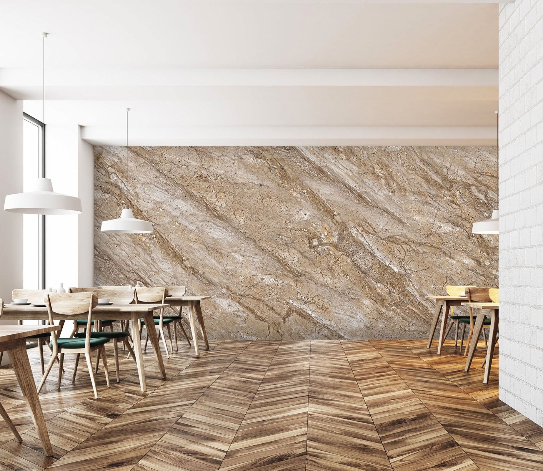 3D Natural Texture 048 Marble Tile Texture Wallpaper AJ Wallpaper 2 