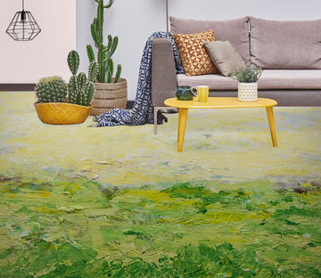 3D Green Paint Grass Pattern 9501 Allan P. Friedlander Floor Mural