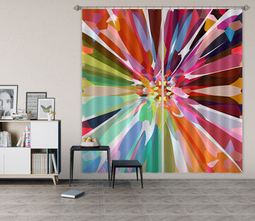 3D Color Flower Core 19183 Shandra Smith Curtain Curtains Drapes