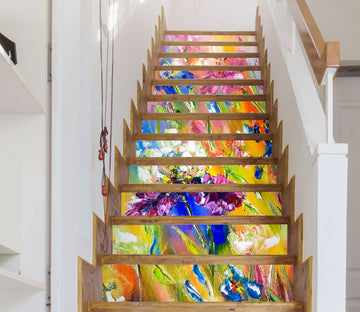 3D Watercolor Bouquet 2170 Skromova Marina Stair Risers