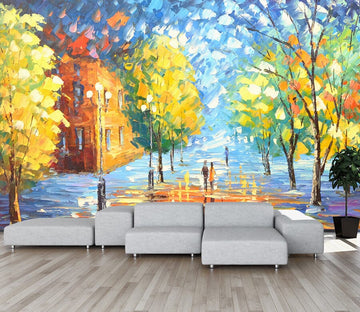 3D Painted Tree WC077 Wall Murals Wallpaper AJ Wallpaper 2 