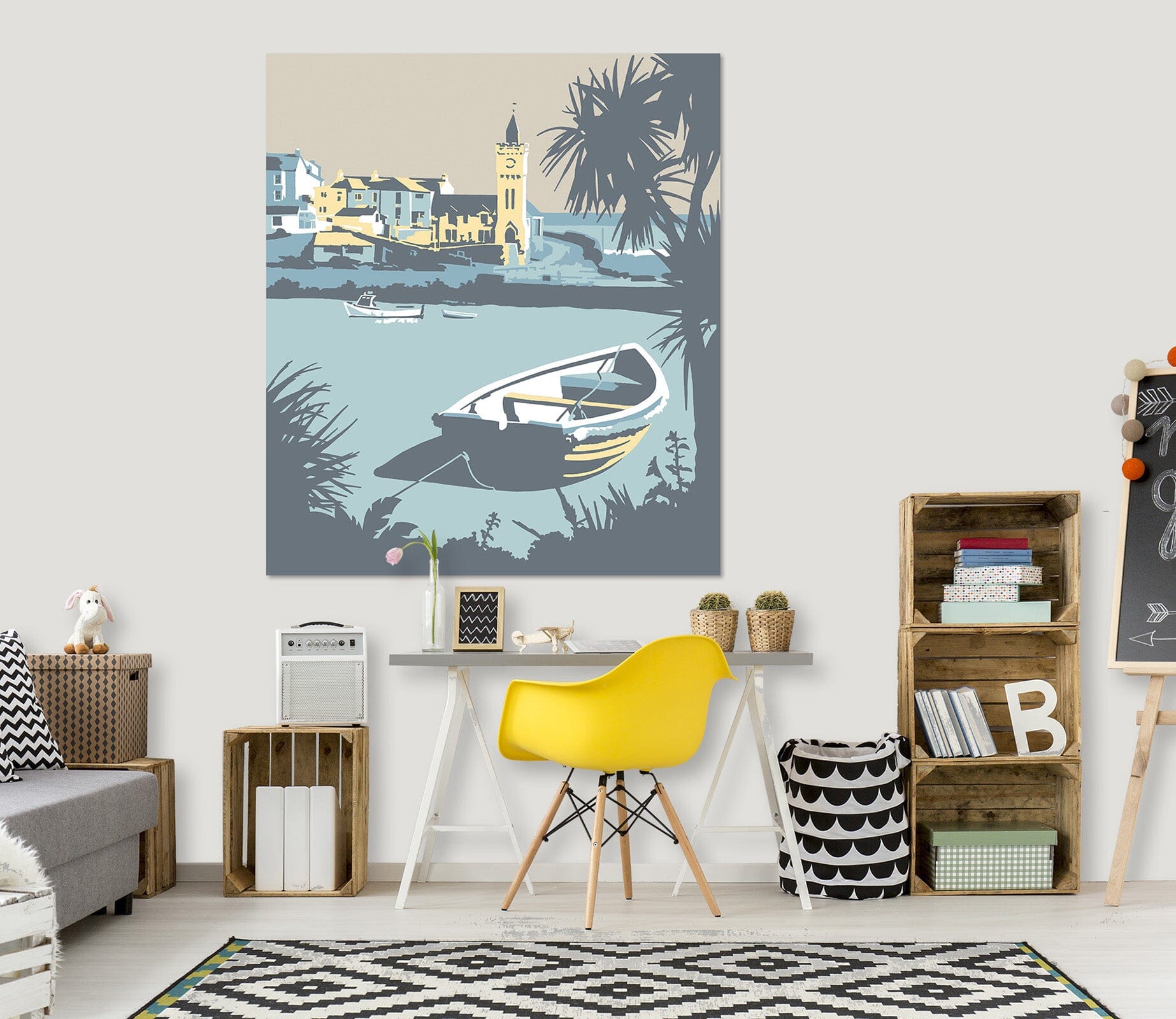 3D Porthleven 017 Steve Read Wall Sticker Wallpaper AJ Wallpaper 2 