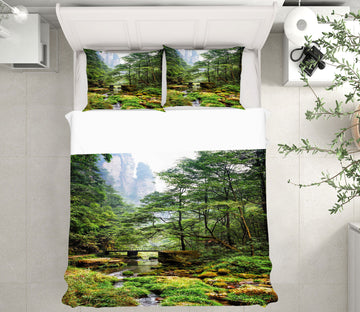 3D Forest 15109 Bed Pillowcases Quilt