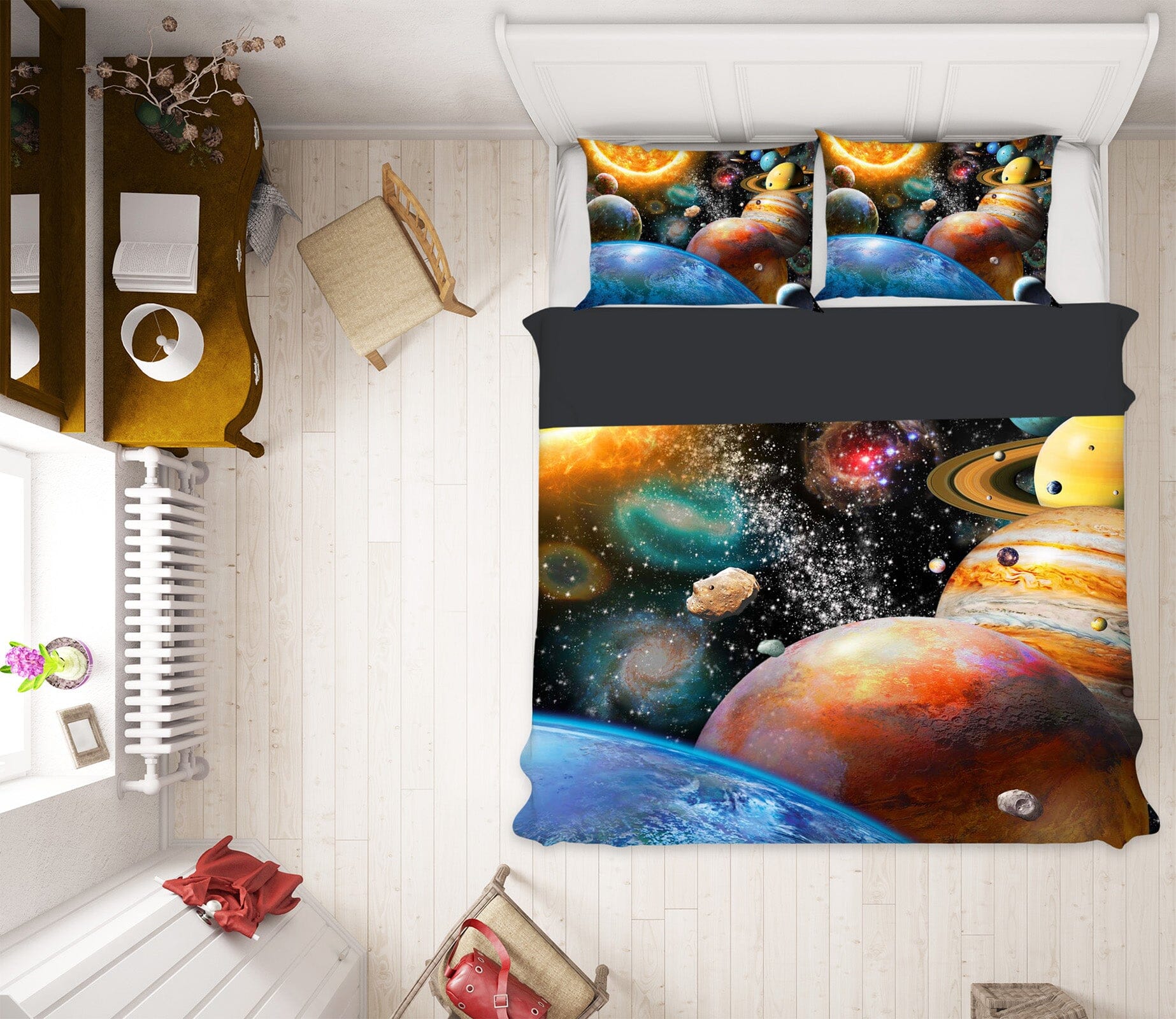3D Space Odyssey 2026 Adrian Chesterman Bedding Bed Pillowcases Quilt Quiet Covers AJ Creativity Home 