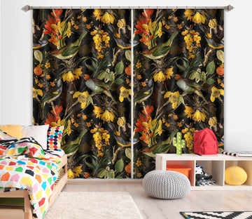 3D Beautiful Flowers 118 Uta Naumann Curtain Curtains Drapes