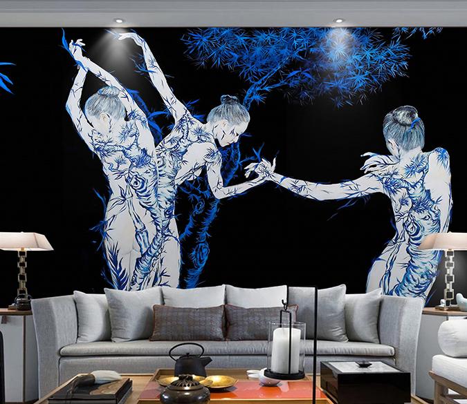 3D Dance 403 Wall Murals Wallpaper AJ Wallpaper 2 