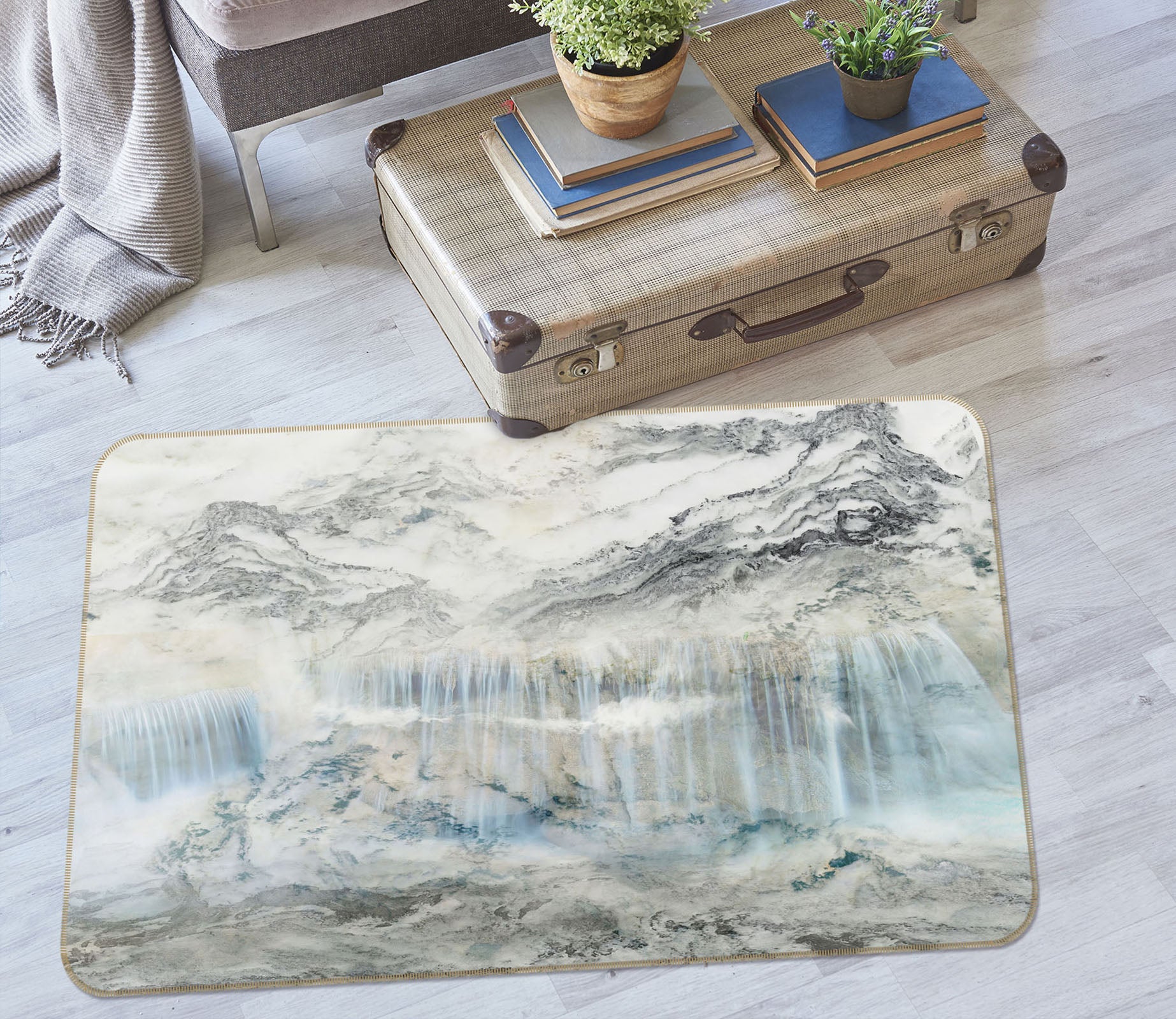 3D Mountain 27094 Non Slip Rug Mat