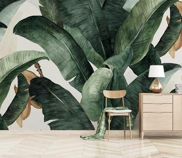 3D Green Leaf WG082 Wall Murals Wallpaper AJ Wallpaper 2 