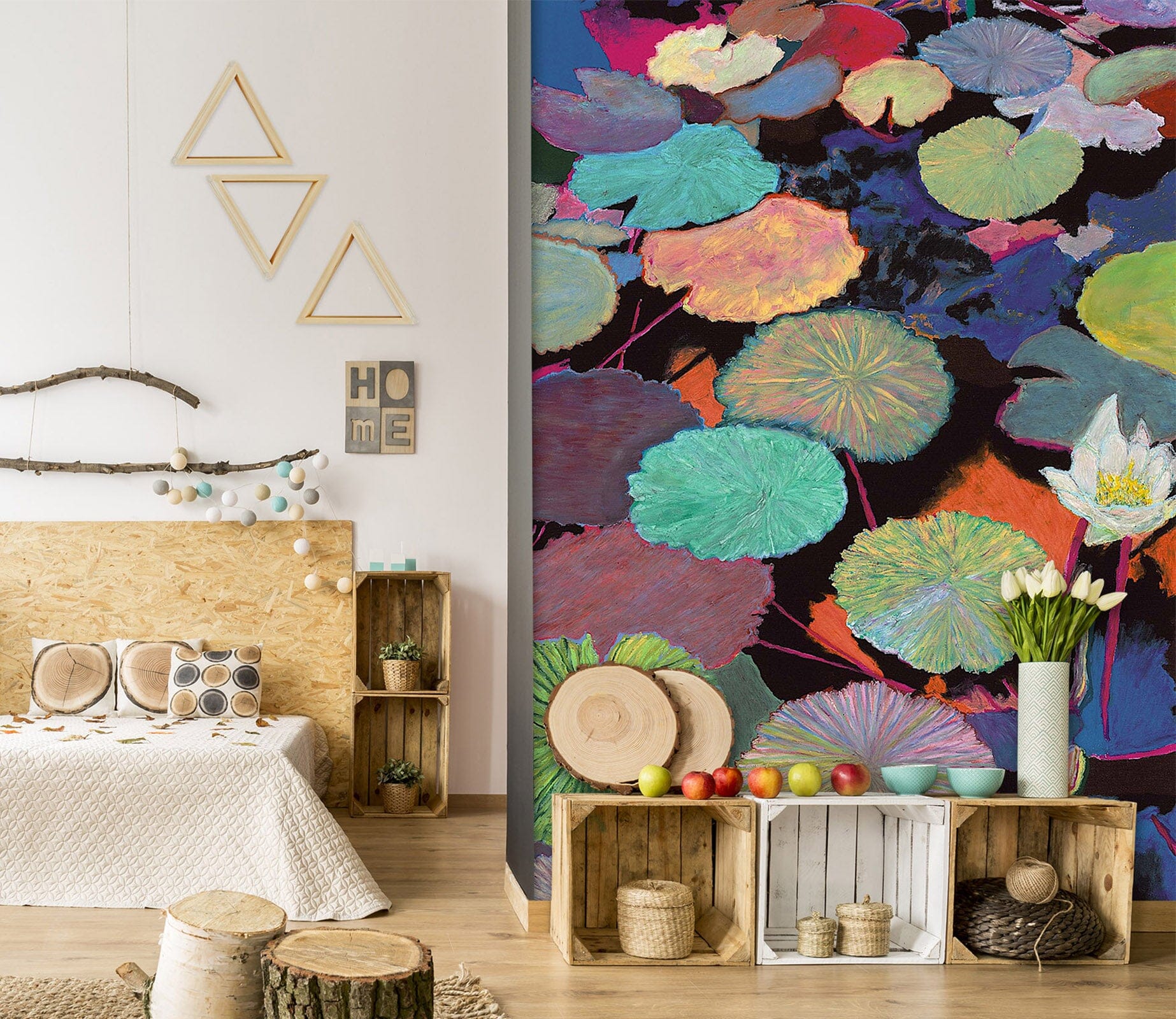 3D Lotus Bloom 289 Allan P. Friedlander Wall Mural Wall Murals Wallpaper AJ Wallpaper 2 