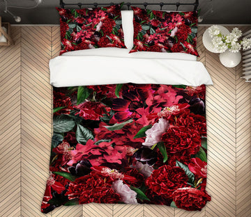3D Red Flower Growing 152 Uta Naumann Bedding Bed Pillowcases Quilt Quiet Covers AJ Creativity Home 