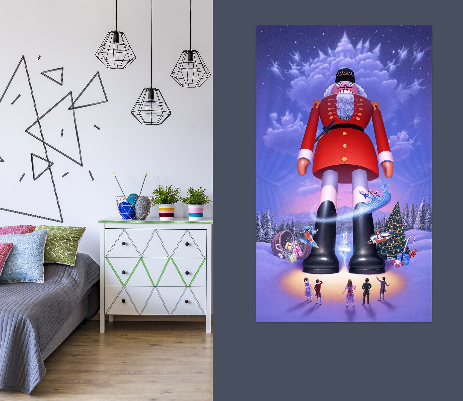 3D Nutcracker 85200 Jerry LoFaro Wall Sticker