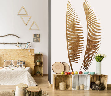 3D Yellow Leaves 1445 Boris Draschoff Wall Mural Wall Murals Wallpaper AJ Wallpaper 2 