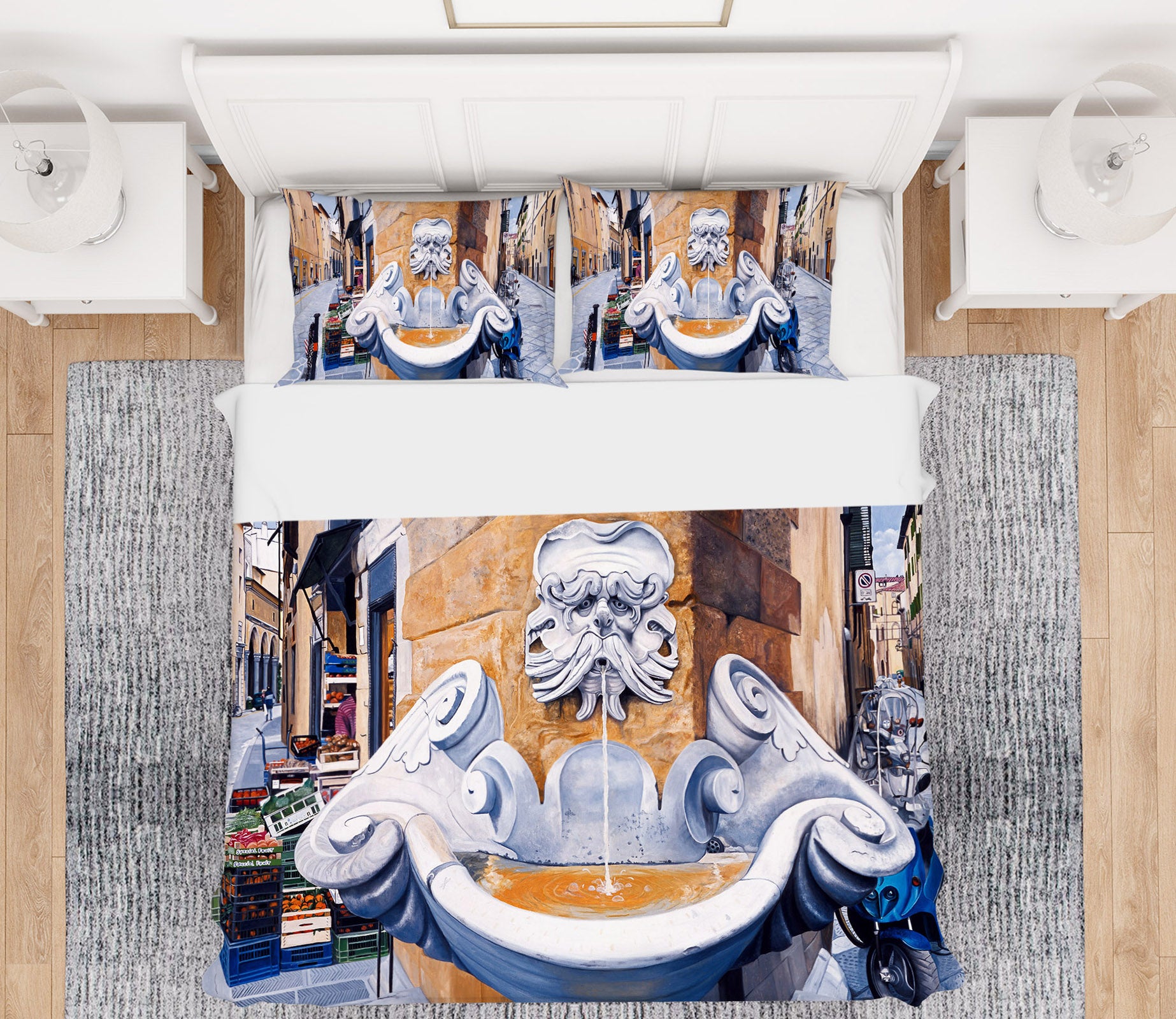 3D Building 11057 Matthew Holden Bates Bedding Bed Pillowcases Quilt