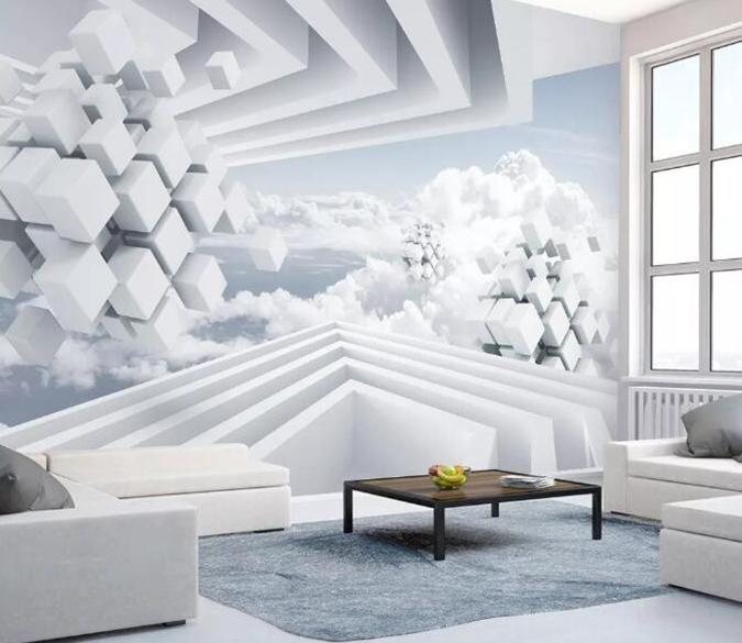 3D Geometric Patterns 981 Wall Murals Wallpaper AJ Wallpaper 2 