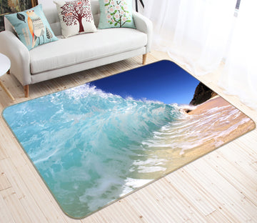 3D Waves Seaside 36017 Non Slip Rug Mat