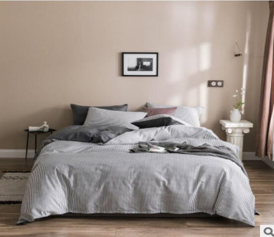 3D Gray 30094 Bed Pillowcases Quilt