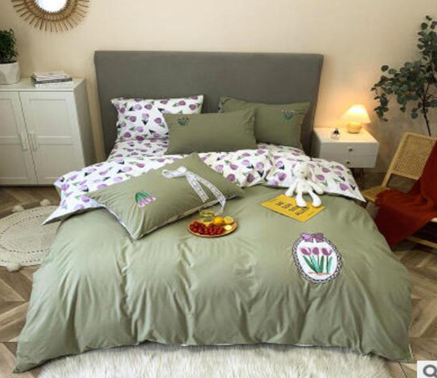 3D Flowers 40204 Bed Pillowcases Quilt