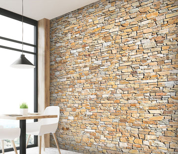 3D Bricks Stacked 1416 Wall Murals Wallpaper AJ Wallpaper 2 