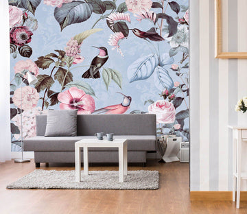 3D Bird Forest 1416 Andrea haase Wall Mural Wall Murals Wallpaper AJ Wallpaper 2 