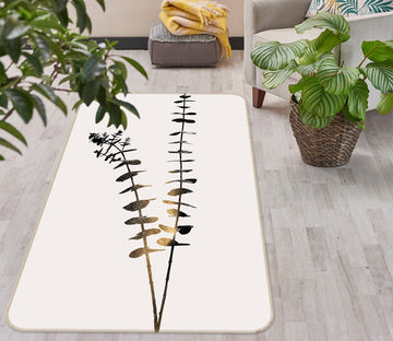 3D Painting Leaves 1042 Boris Draschoff Rug Non Slip Rug Mat Mat AJ Creativity Home 