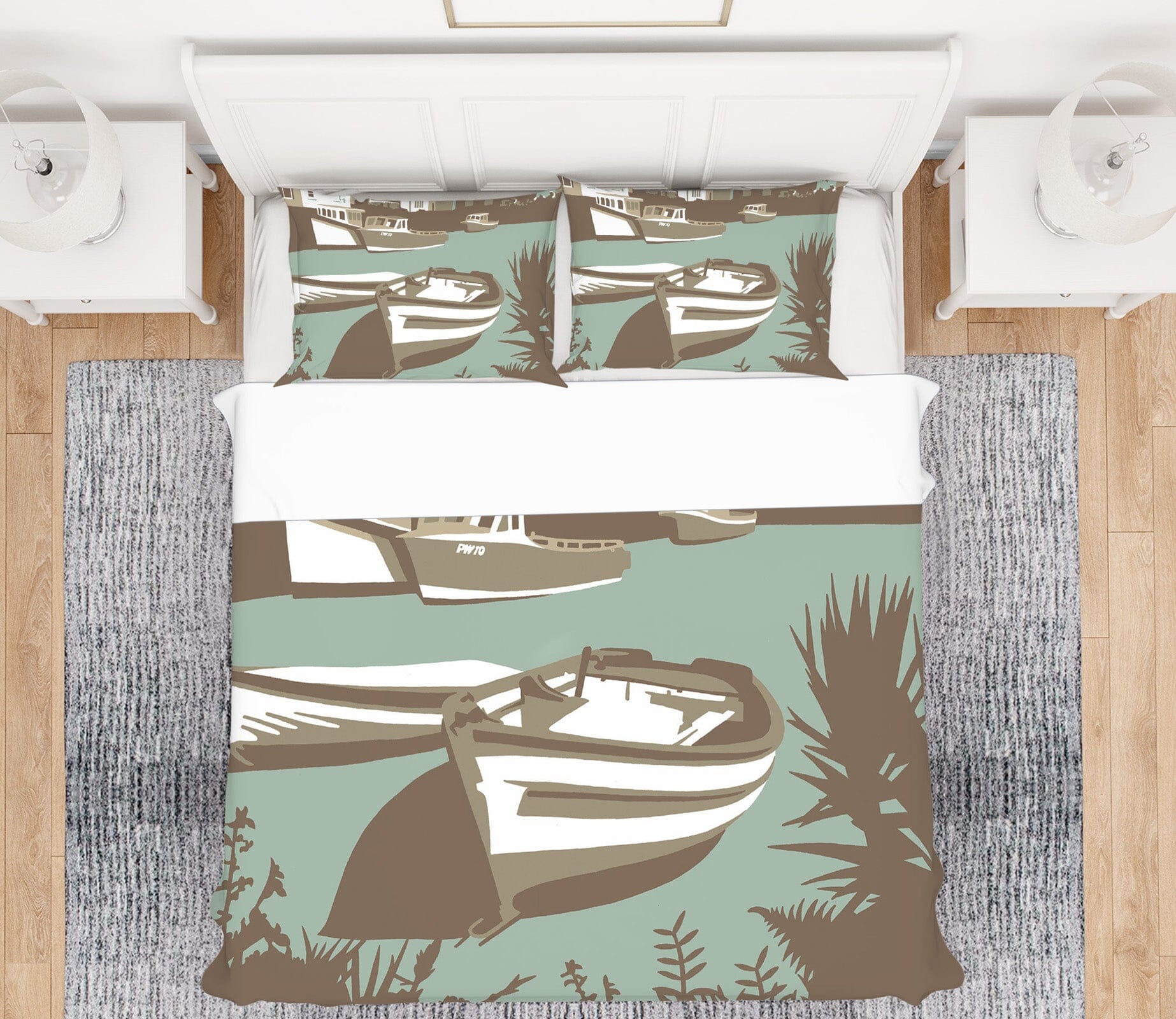 3D Padstow 2033 Steve Read Bedding Bed Pillowcases Quilt Quiet Covers AJ Creativity Home 