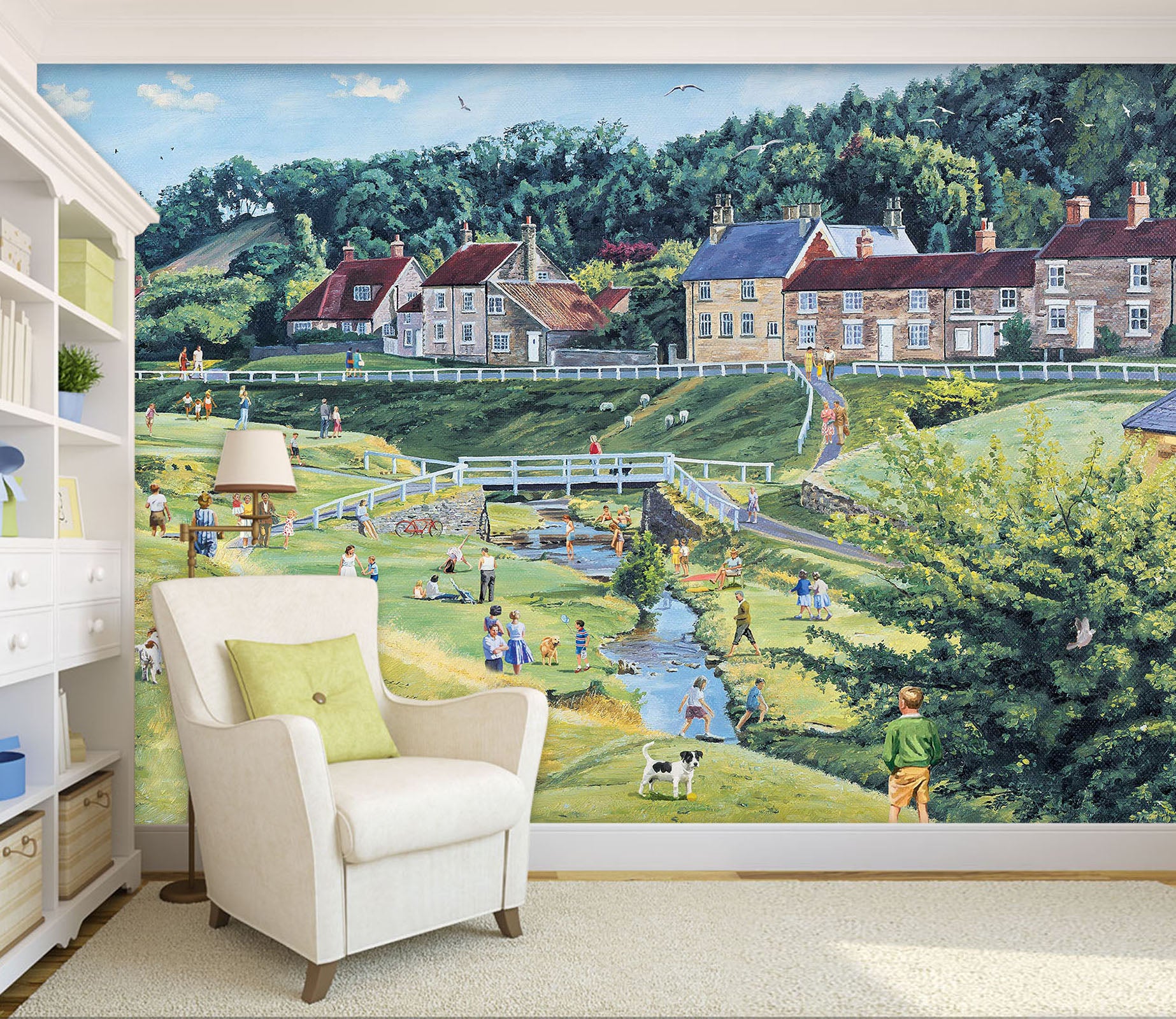 3D Lawn House 8925 Trevor Mitchell Wall Mural Wall Murals