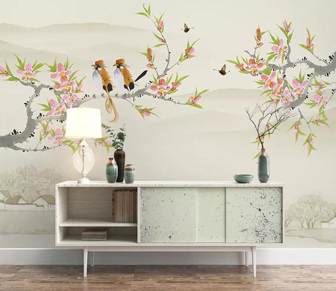 3D Tree Branch 419 Wall Murals Wallpaper AJ Wallpaper 2 