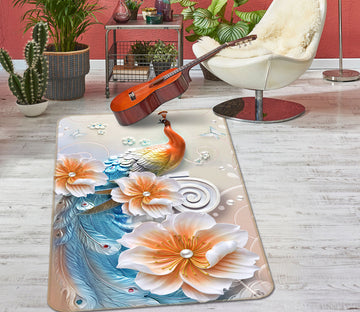 3D Fish Flower 34095 Non Slip Rug Mat