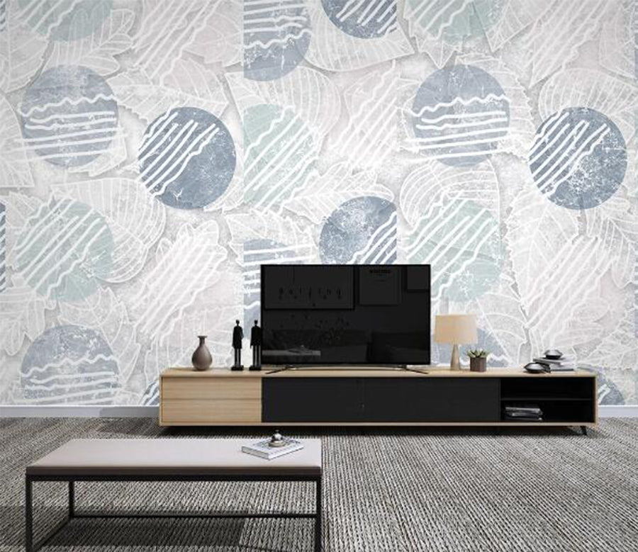 3D Small Round WC1541 Wall Murals